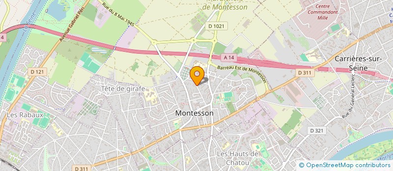 localisation de l'entreprise MONSIEUR CHRISTIAN DERAMBURE à MONTESSON