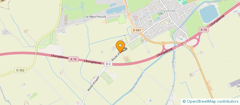 localisation de l'entreprise MONSIEUR CHRISTIAN DERANSY  GHYVELDE