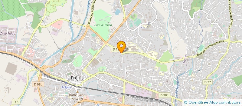 localisation de l'entreprise MONSIEUR CHRISTIAN DERBUEL à FREJUS