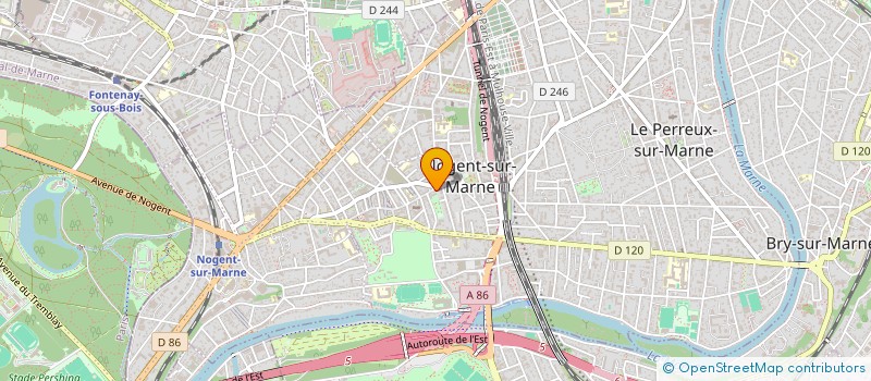 localisation de l'entreprise MONSIEUR CHRISTIAN DEROSIER à NOGENT-SUR-MARNE