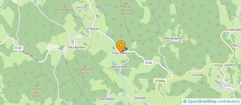localisation de l'entreprise MONSIEUR CHRISTIAN DESAGNAT à SAINT-ELOI