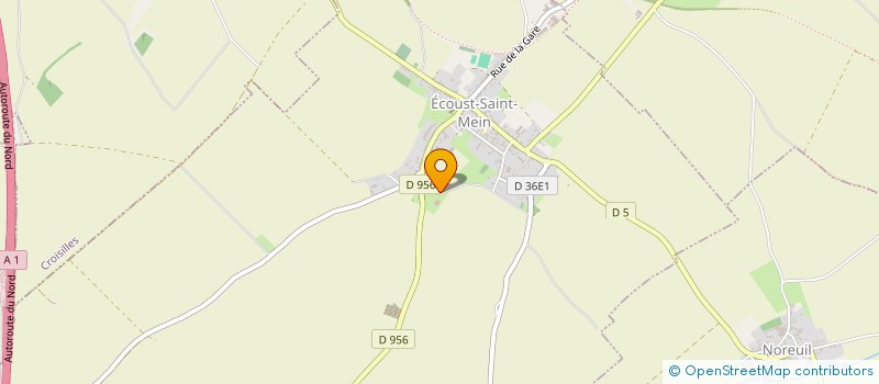 localisation de l'entreprise MONSIEUR CHRISTIAN DESAILLY  ECOUST-SAINT-MEIN