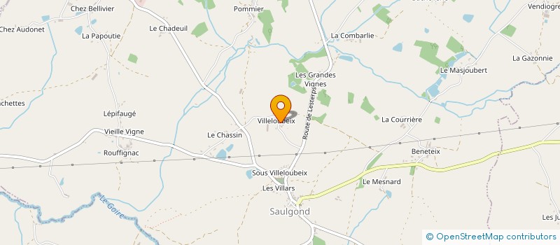 localisation de l'entreprise MONSIEUR CHRISTIAN DESAPHY à SAULGOND