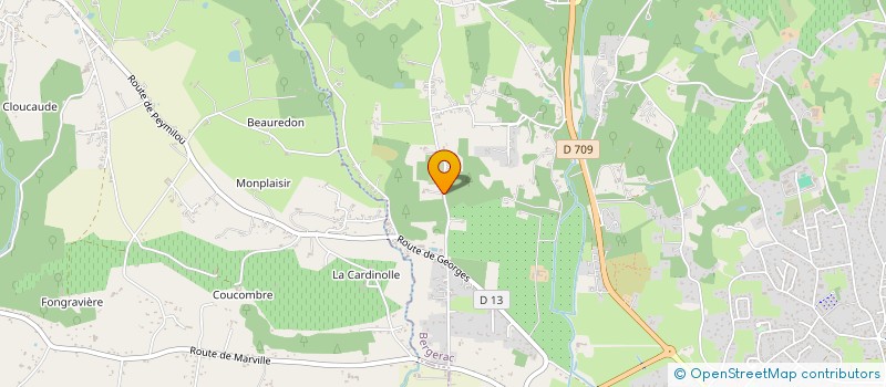 localisation de l'entreprise MONSIEUR CHRISTIAN DESCAMPS à BERGERAC