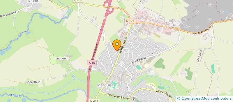 localisation de l'entreprise MONSIEUR CHRISTIAN DESCAMPS  MARQUISE