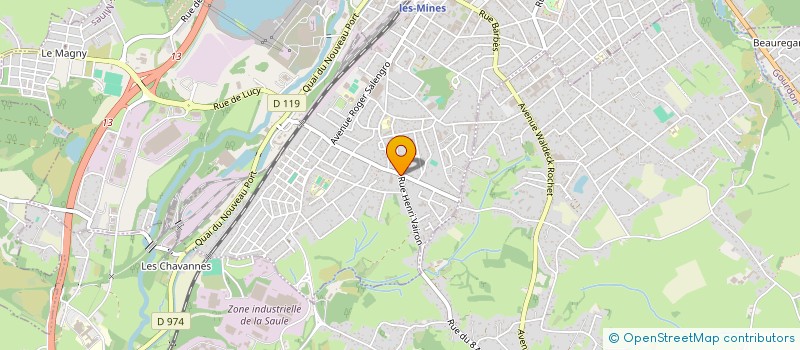 localisation de l'entreprise MONSIEUR CHRISTIAN DESCHAMPS à MONTCEAU-LES-MINES