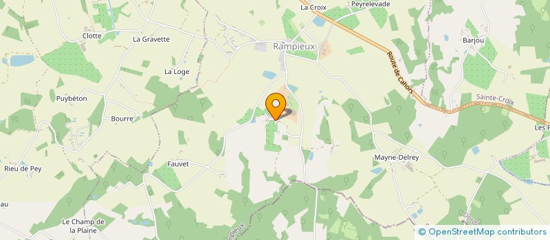 localisation de l'entreprise MONSIEUR CHRISTIAN DESCHAMPS à BEAUMONTOIS EN PERIGORD