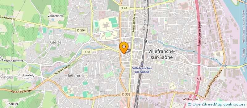 localisation de l'entreprise MONSIEUR CHRISTIAN DESCOMBES  VILLEFRANCHE-SUR-SAONE