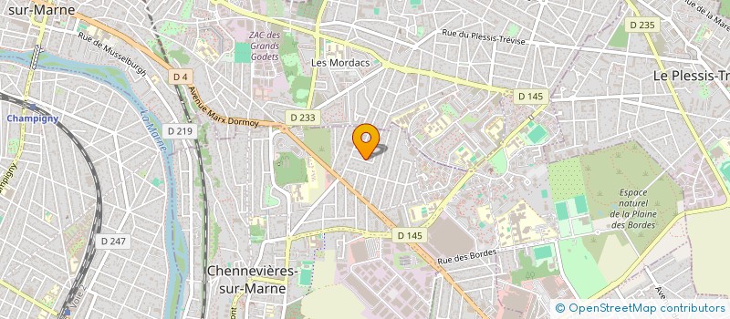 localisation de l'entreprise MONSIEUR CHRISTIAN DESENCLOS  CHENNEVIERES-SUR-MARNE