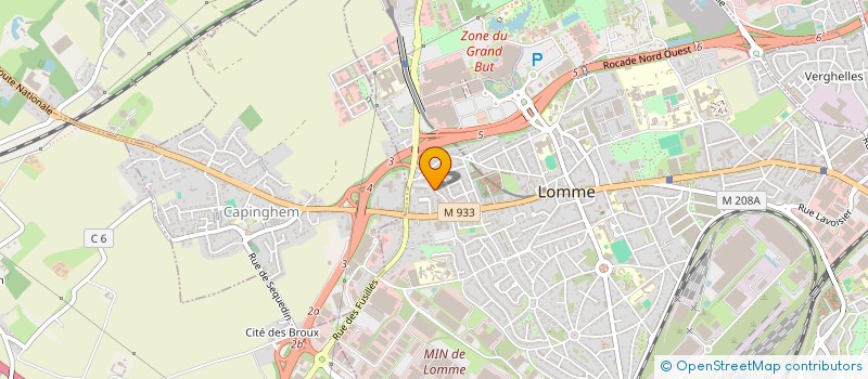 localisation de l'entreprise MONSIEUR CHRISTIAN DESMARECAUX à LILLE