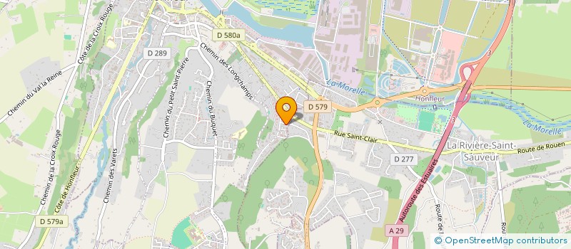 localisation de l'entreprise MONSIEUR CHRISTIAN DESMONTS  LA RIVIERE-SAINT-SAUVEUR