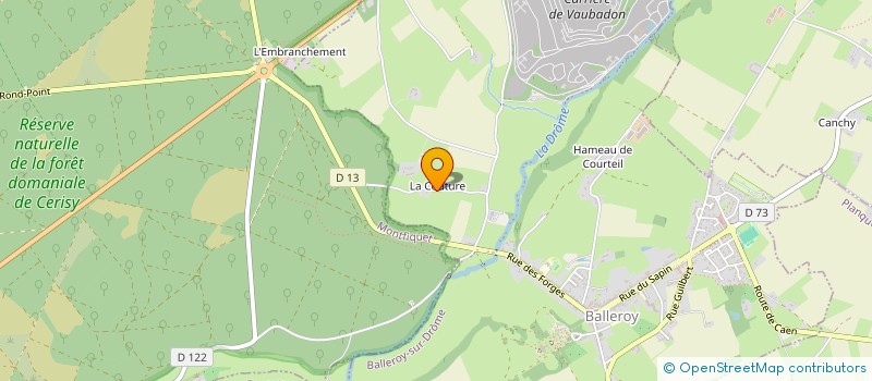 localisation de l'entreprise MONSIEUR CHRISTIAN DESOBEAUX  BALLEROY-SUR-DROME