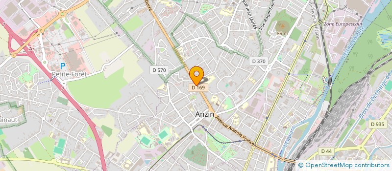 localisation de l'entreprise MONSIEUR CHRISTIAN DESPLECHIN  ANZIN