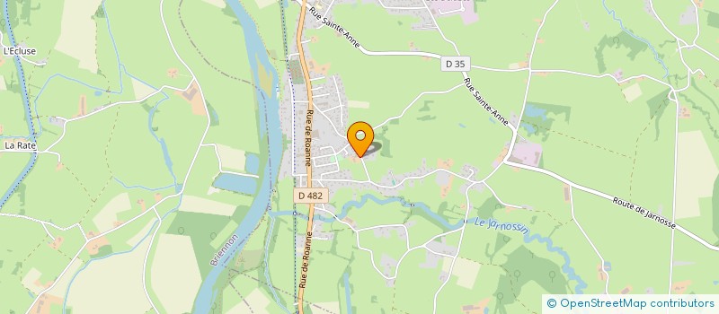 localisation de l'entreprise MONSIEUR CHRISTIAN DESSEIGNET  POUILLY-SOUS-CHARLIEU