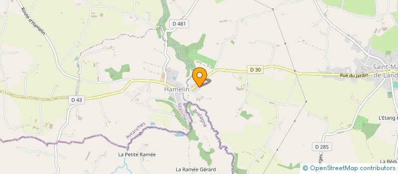 localisation de l'entreprise MONSIEUR CHRISTIAN DESSEROIR  SAINT-HILAIRE-DU-HARCOUET