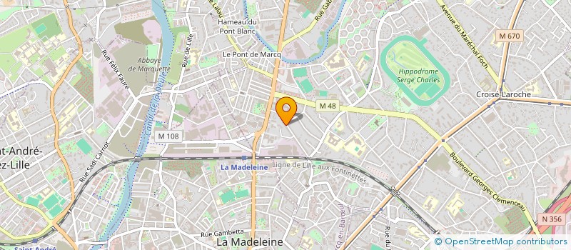 localisation de l'entreprise MONSIEUR CHRISTIAN DESSON à MARCQ-EN-BARŒUL