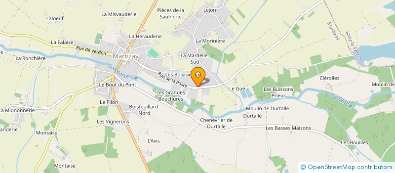 localisation de l'entreprise MONSIEUR CHRISTIAN DETOUCHE à MARTIZAY