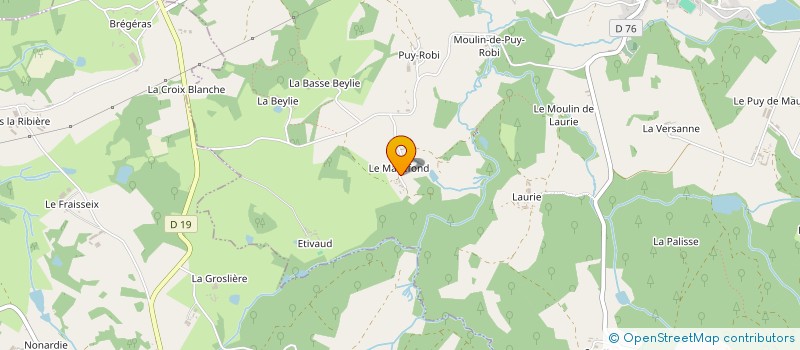 localisation de l'entreprise MONSIEUR CHRISTIAN DEZEYRAUD à VICQ-SUR-BREUILH