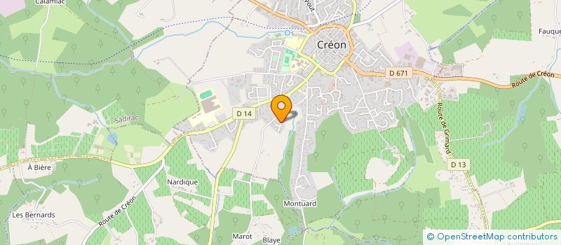 localisation de l'entreprise MONSIEUR CHRISTIAN DHERS'IN  CURSAN