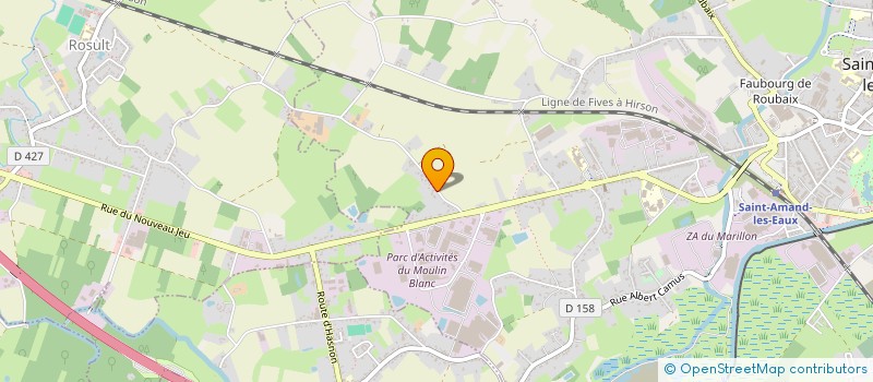 localisation de l'entreprise MONSIEUR CHRISTIAN DHOTE à SAINT-AMAND-LES-EAUX