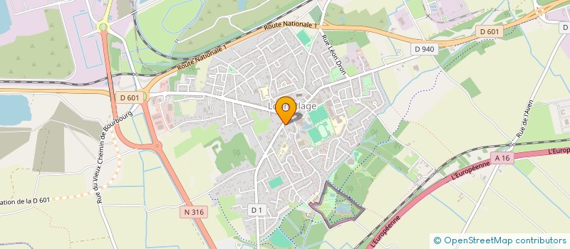 localisation de l'entreprise MONSIEUR CHRISTIAN DI COSTANZO  LOON-PLAGE