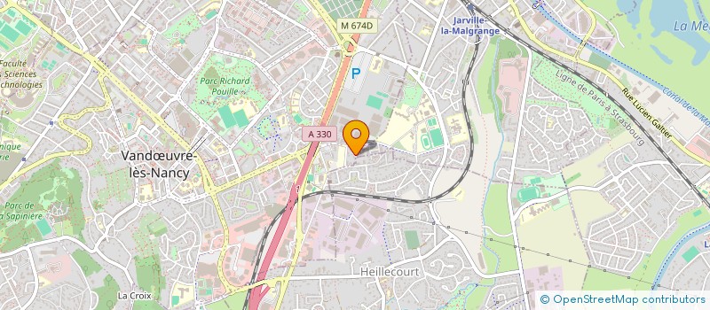 localisation de l'entreprise MONSIEUR CHRISTIAN DIANOUX  VANDUVRE-LES-NANCY