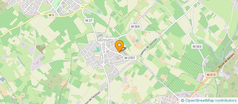 localisation de l'entreprise MONSIEUR CHRISTIAN DIAS  SAUSSAN