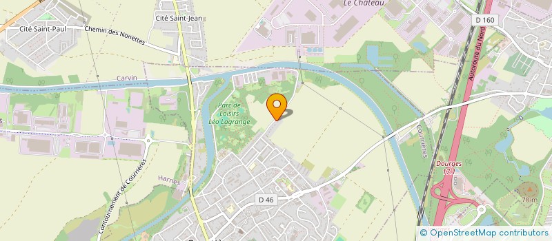 localisation de l'entreprise MONSIEUR CHRISTIAN DIETZINGER  COURRIERES