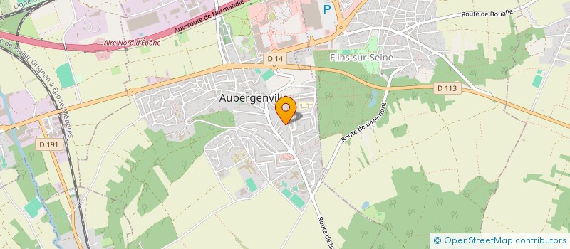 localisation de l'entreprise MONSIEUR CHRISTIAN DIJOUX  AUBERGENVILLE