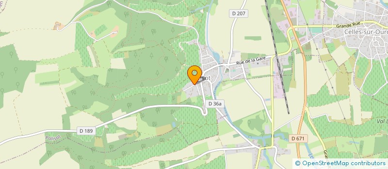 localisation de l'entreprise MONSIEUR CHRISTIAN DILIGENT  BUXEUIL