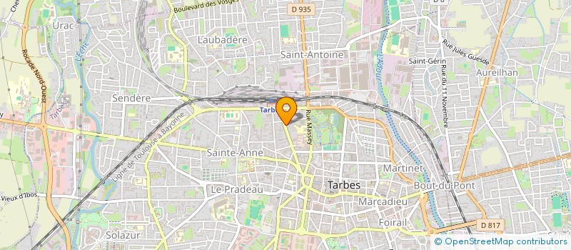 localisation de l'entreprise MONSIEUR CHRISTIAN DINGUIRARD  TARBES