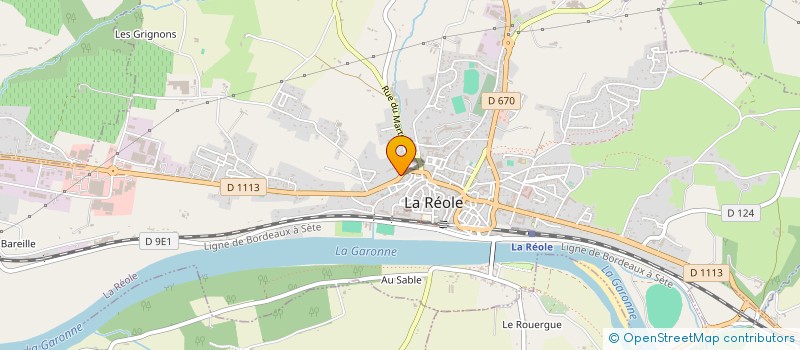 localisation de l'entreprise MONSIEUR CHRISTIAN DIONET  LA REOLE