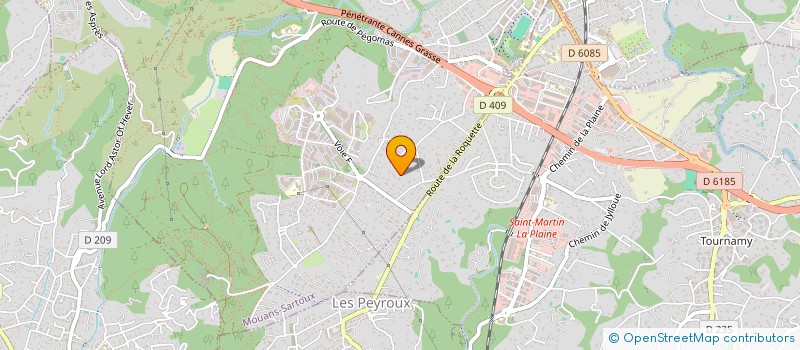 localisation de l'entreprise MONSIEUR CHRISTIAN DOLLE  MOUANS-SARTOUX