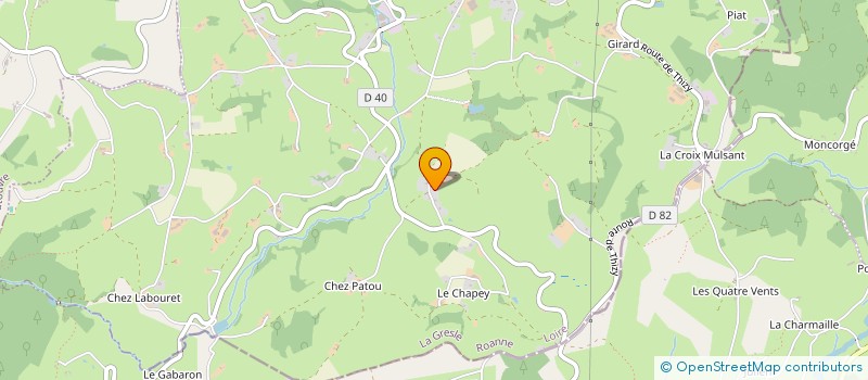 localisation de l'entreprise MONSIEUR CHRISTIAN DOLLINGER  GRESLE (LA)