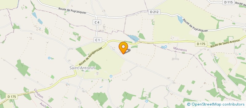 localisation de l'entreprise MONSIEUR CHRISTIAN DONADEI  SAINT-ANTONIN