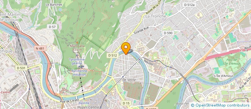 localisation de l'entreprise MONSIEUR CHRISTIAN DOOH NDJOH à GRENOBLE