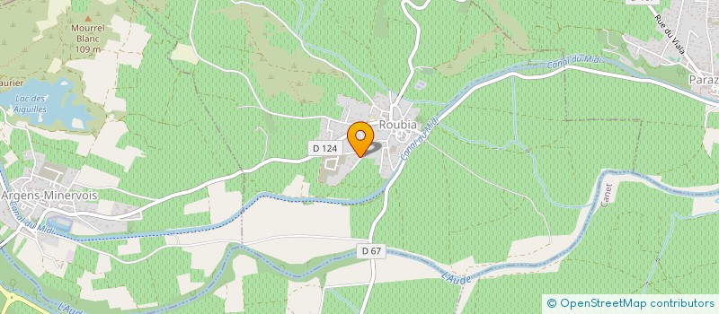 localisation de l'entreprise MONSIEUR CHRISTIAN DORAND  ROUBIA