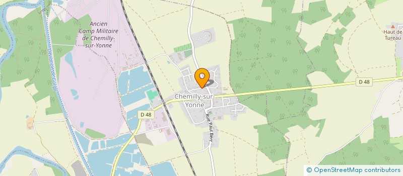 localisation de l'entreprise MONSIEUR CHRISTIAN DORE  CHEMILLY-SUR-YONNE