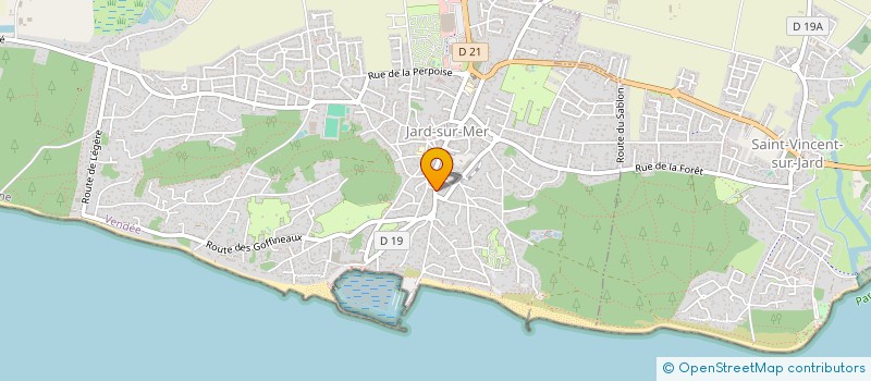 localisation de l'entreprise MONSIEUR CHRISTIAN DORIE à JARD-SUR-MER