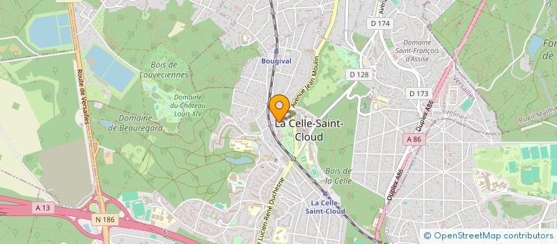 localisation de l'entreprise MONSIEUR CHRISTIAN DORMOY  LA CELLE-SAINT-CLOUD