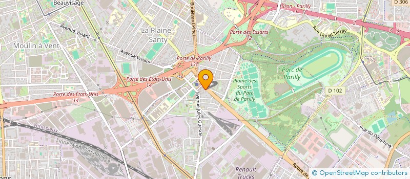 localisation de l'entreprise MONSIEUR CHRISTIAN DOUAIRE  VENISSIEUX