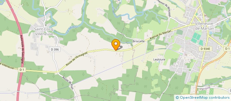 localisation de l'entreprise MONSIEUR CHRISTIAN DOUAT  PUJO-LE-PLAN