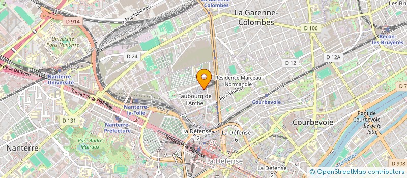 localisation de l'entreprise MONSIEUR CHRISTIAN DOUEIHY à COURBEVOIE