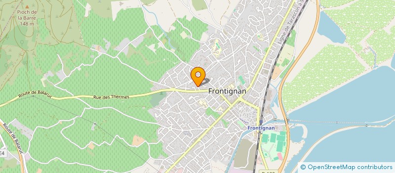 localisation de l'entreprise MONSIEUR CHRISTIAN DOUGNAC à FRONTIGNAN