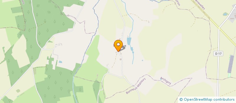 localisation de l'entreprise MONSIEUR CHRISTIAN DOUILLET  ARCHIGNY