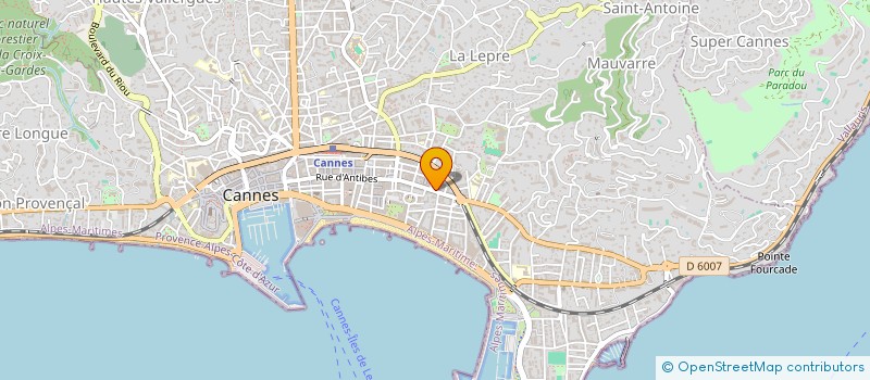 localisation de l'entreprise MONSIEUR CHRISTIAN DOUSSET à CANNES
