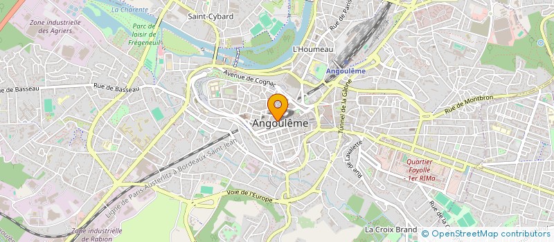 localisation de l'entreprise MONSIEUR CHRISTIAN DOUSSIN à ANGOULEME