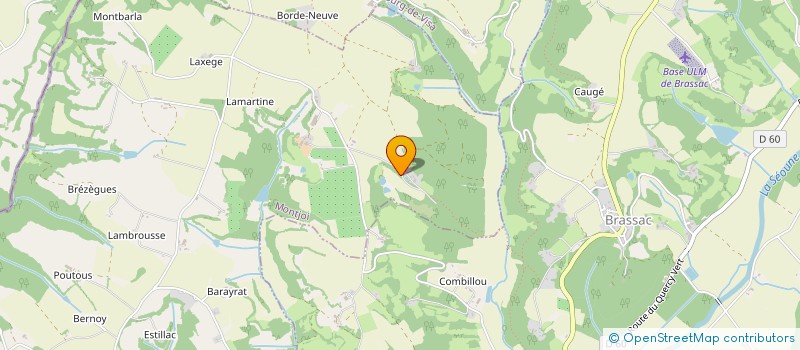 localisation de l'entreprise MONSIEUR CHRISTIAN DOUZIECH  MONTJOI