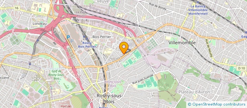 localisation de l'entreprise MONSIEUR CHRISTIAN DRACON à ROSNY-SOUS-BOIS
