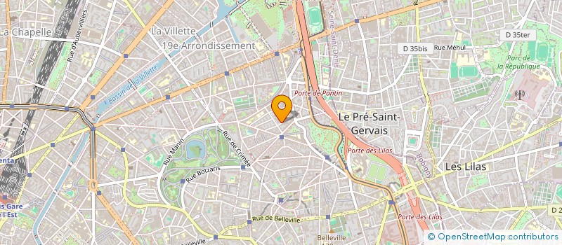 localisation de l'entreprise MONSIEUR CHRISTIAN DRAPIER  PARIS